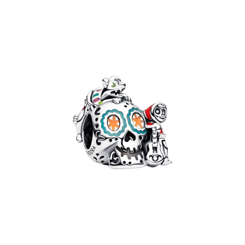 Charm Calavera de Miguel y Dante de Coco de Disney Pixar que Brilla en la Oscuridad