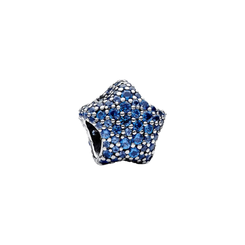 Charm Estrella Llamativa Brillante en Pavé