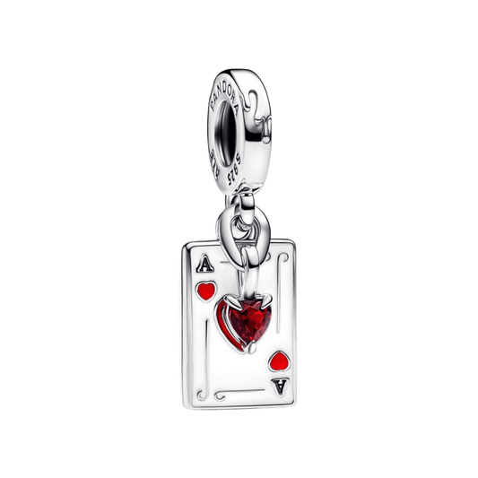 Charm Colgante Doble Reina de Corazones Villanos de Disney