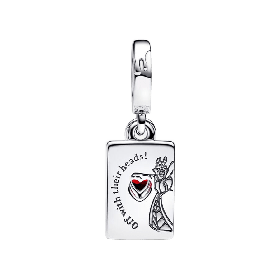 Charm Colgante Doble Reina de Corazones Villanos de Disney