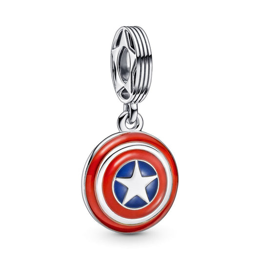 Charm Colgante Escudo del Capitán América de los Vengadores de Marvel